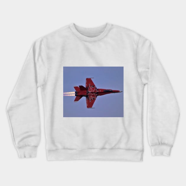 RCAF F-18 Hornet Afterburner Crewneck Sweatshirt by acefox1